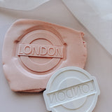 London street sign stamp and cutter
