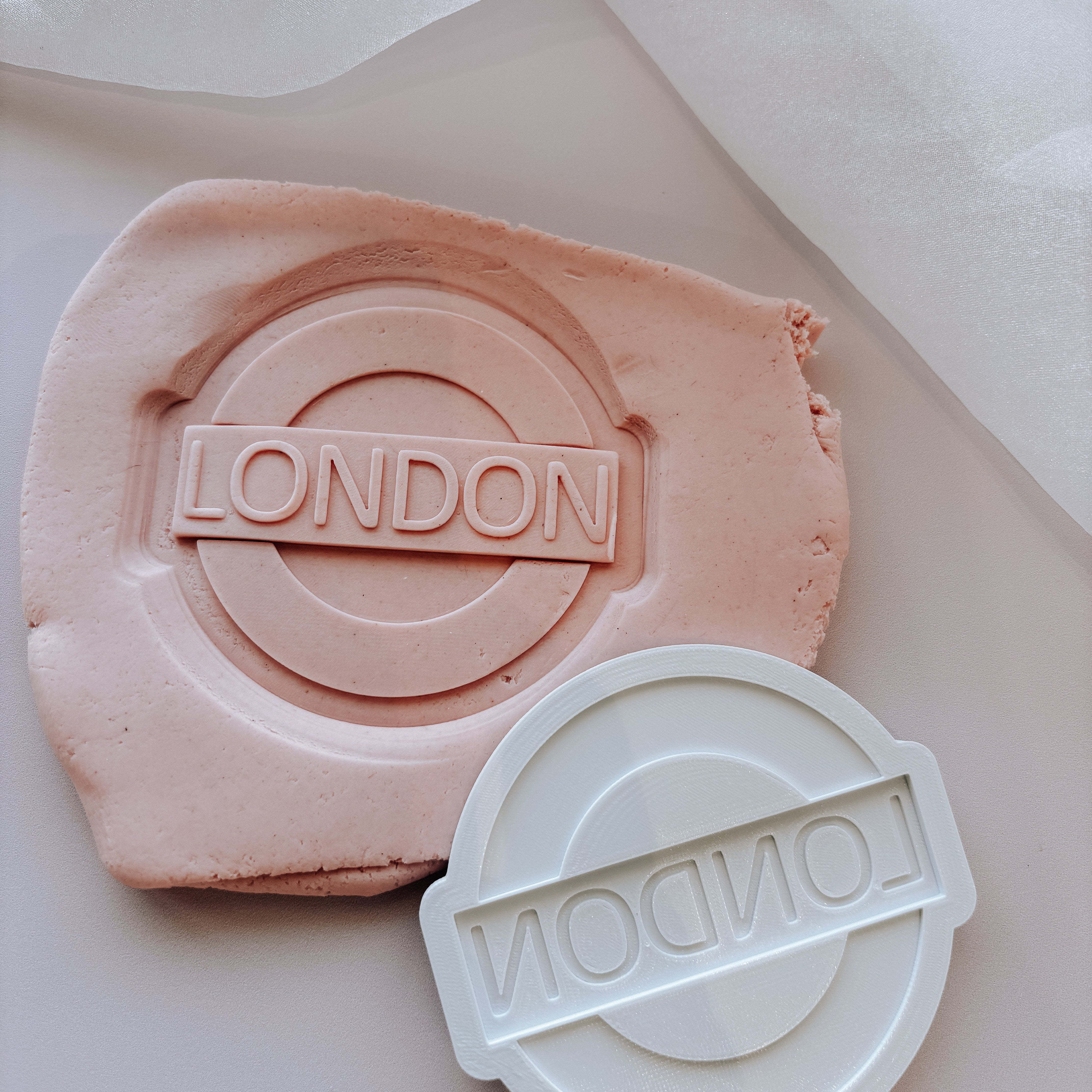 London street sign stamp and cutter
