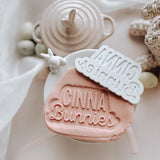 Cinna bunny set of 2 stamp and cutter