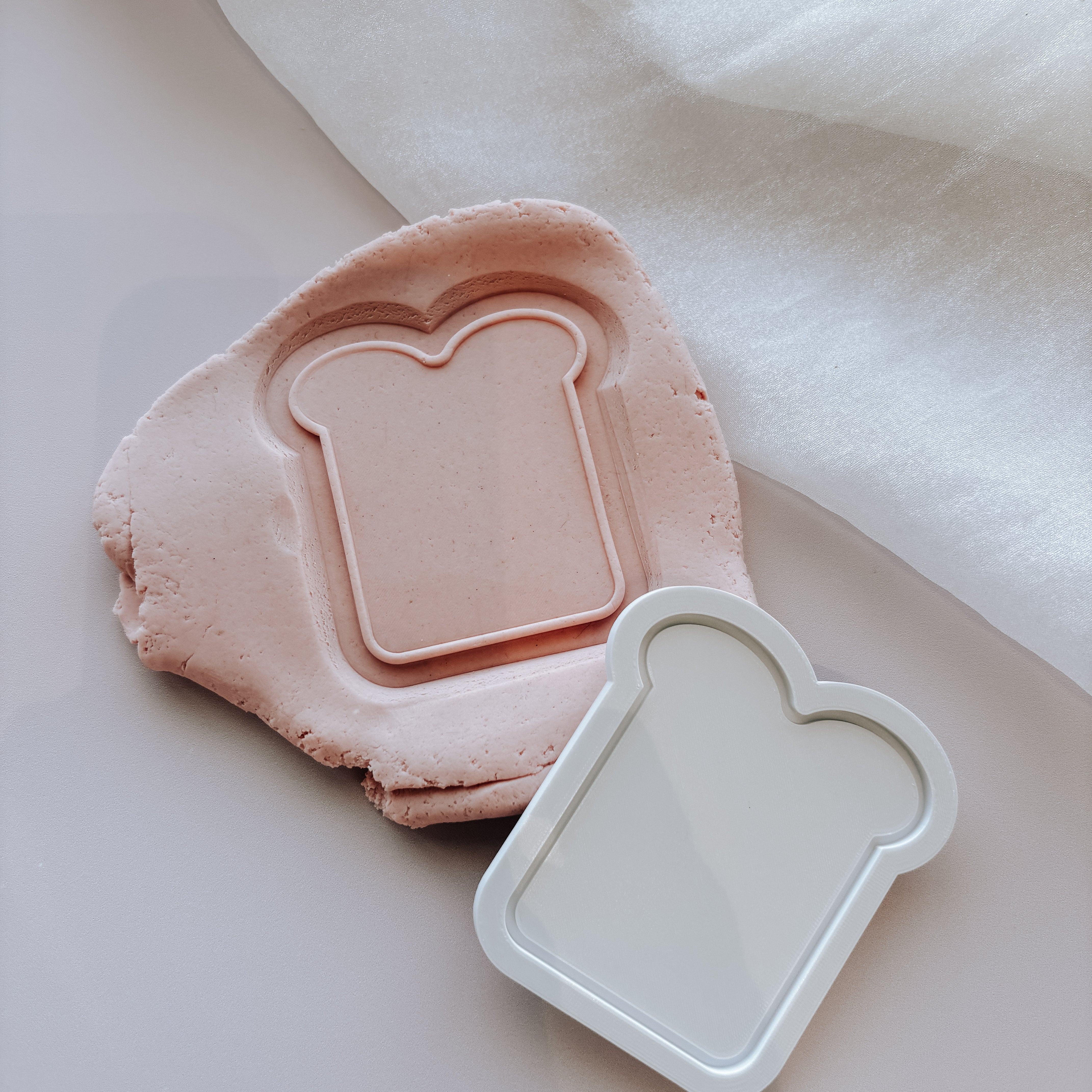 Bread slice/Toast stamp and cutter