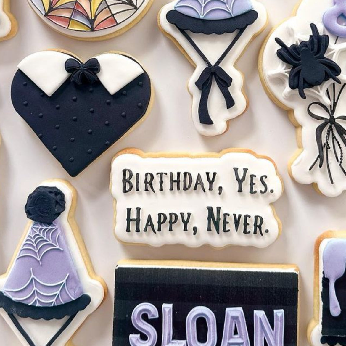 Birthday yes happy no. Stamp and cutter