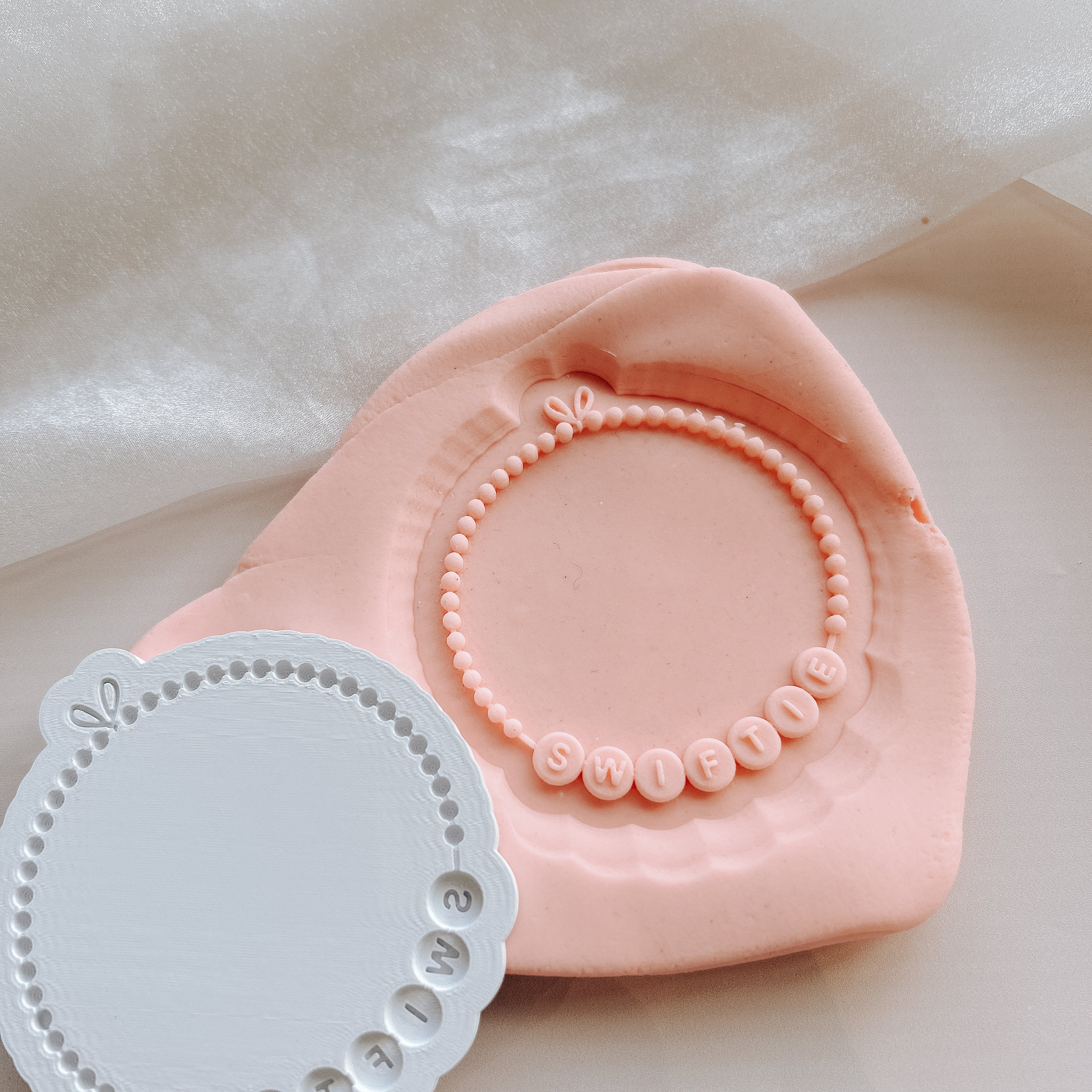 Swiftie beaded bracelet stamp and cutter
