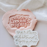 Holiday Hoobie Whatty stamp and cutter