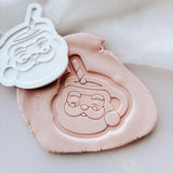 Santa mug with straw stamp and cutter