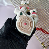 Abstract Christmas bauble stamp and cutter