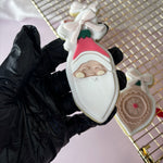 Abstract Santa bauble SINGLE stamp and cutter