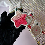 Christmas star bauble stamp and cutter