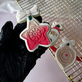 Christmas star bauble stamp and cutter