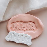 Mumma with daises stamp and cutter