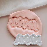 Mama with daises debosser and cutter