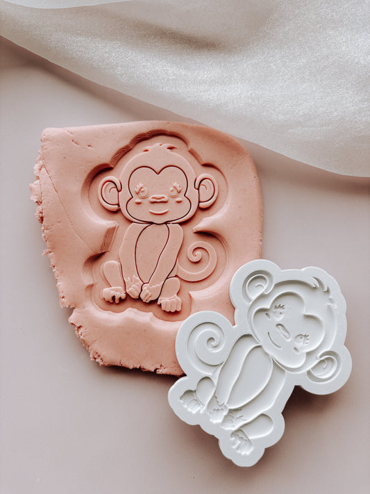 Monkey stamp and cutter