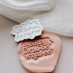 Holiday Hoobie Whatty stamp and cutter