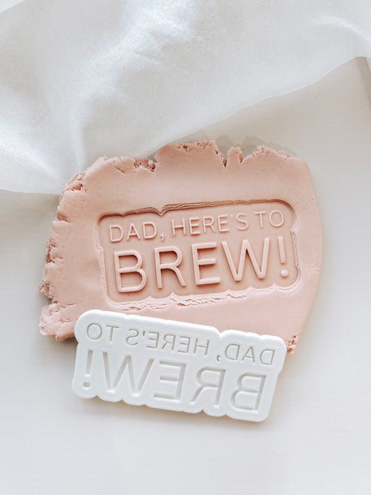 Here’s to BREW font stamp and cutter