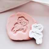 Santa’s flying reindeer stamp and cutter