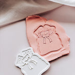 Simple Santa sack with presents stamp and cutter