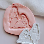 Nativity set of 7 stamps and cutters