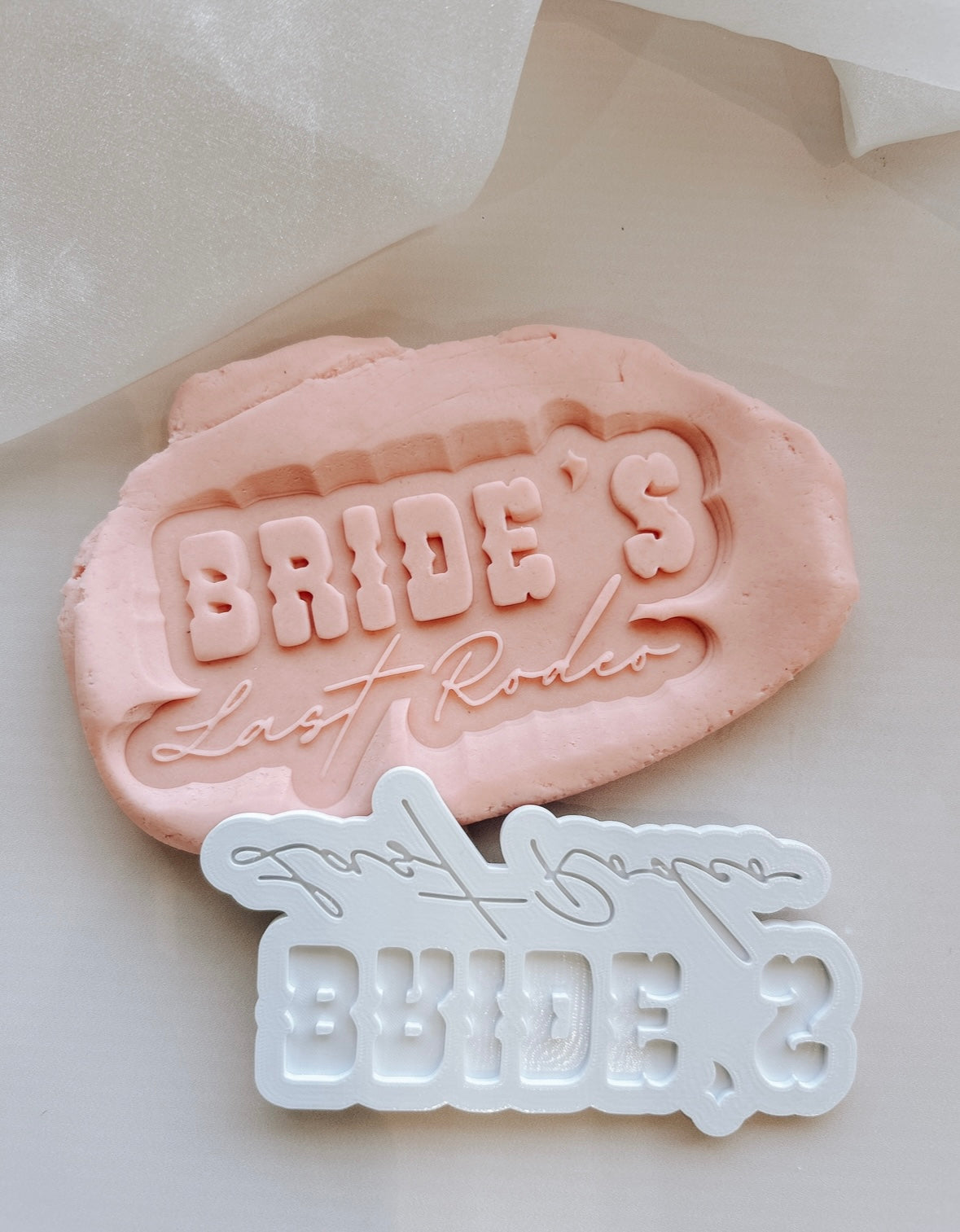 Brides last rodeo stamp and cutter