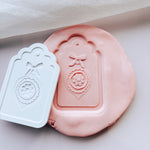 GrEATing cards- Abstract Christmas bauble stamp and cutter