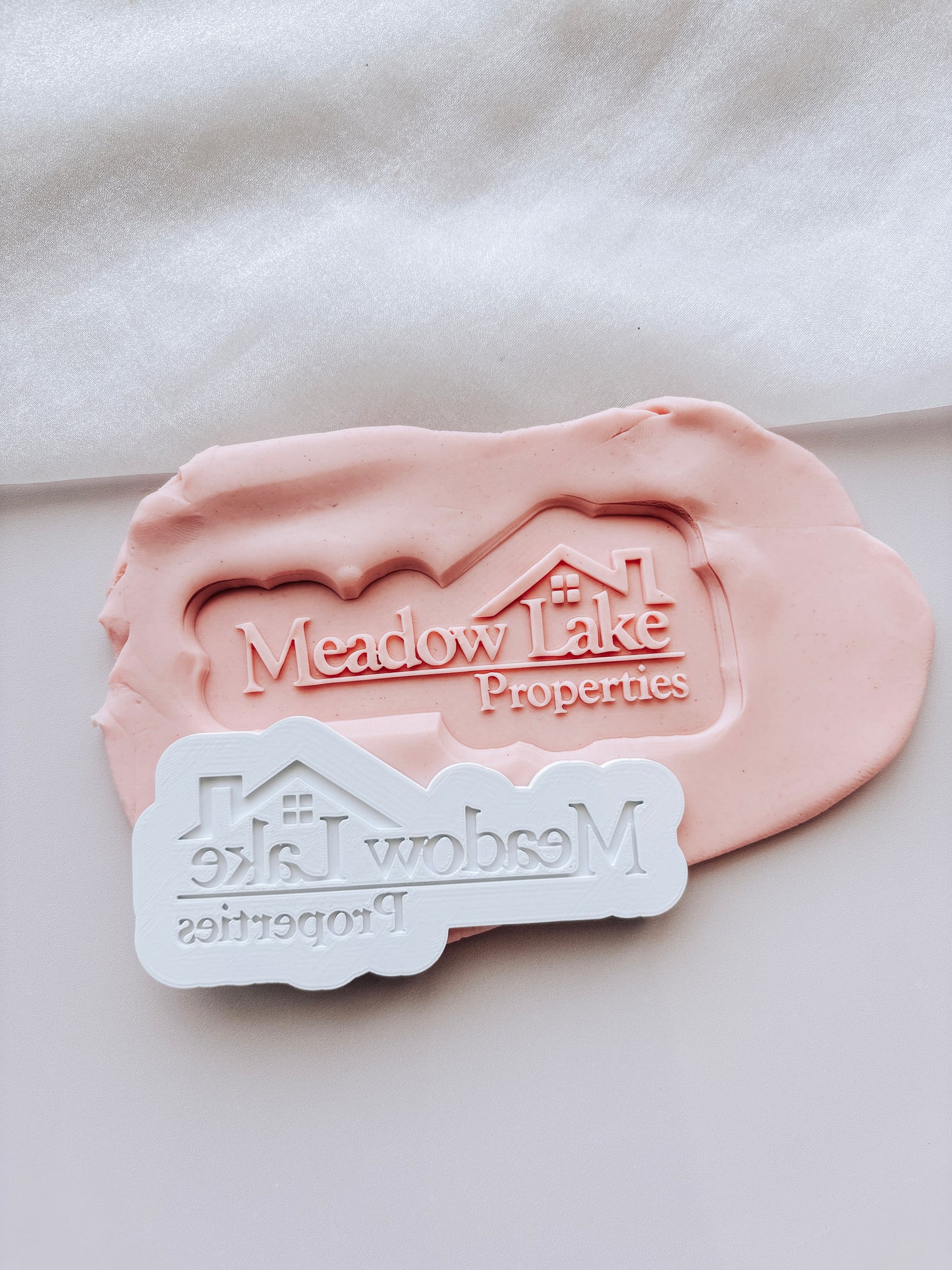 CUSTOM logo cookie stamp