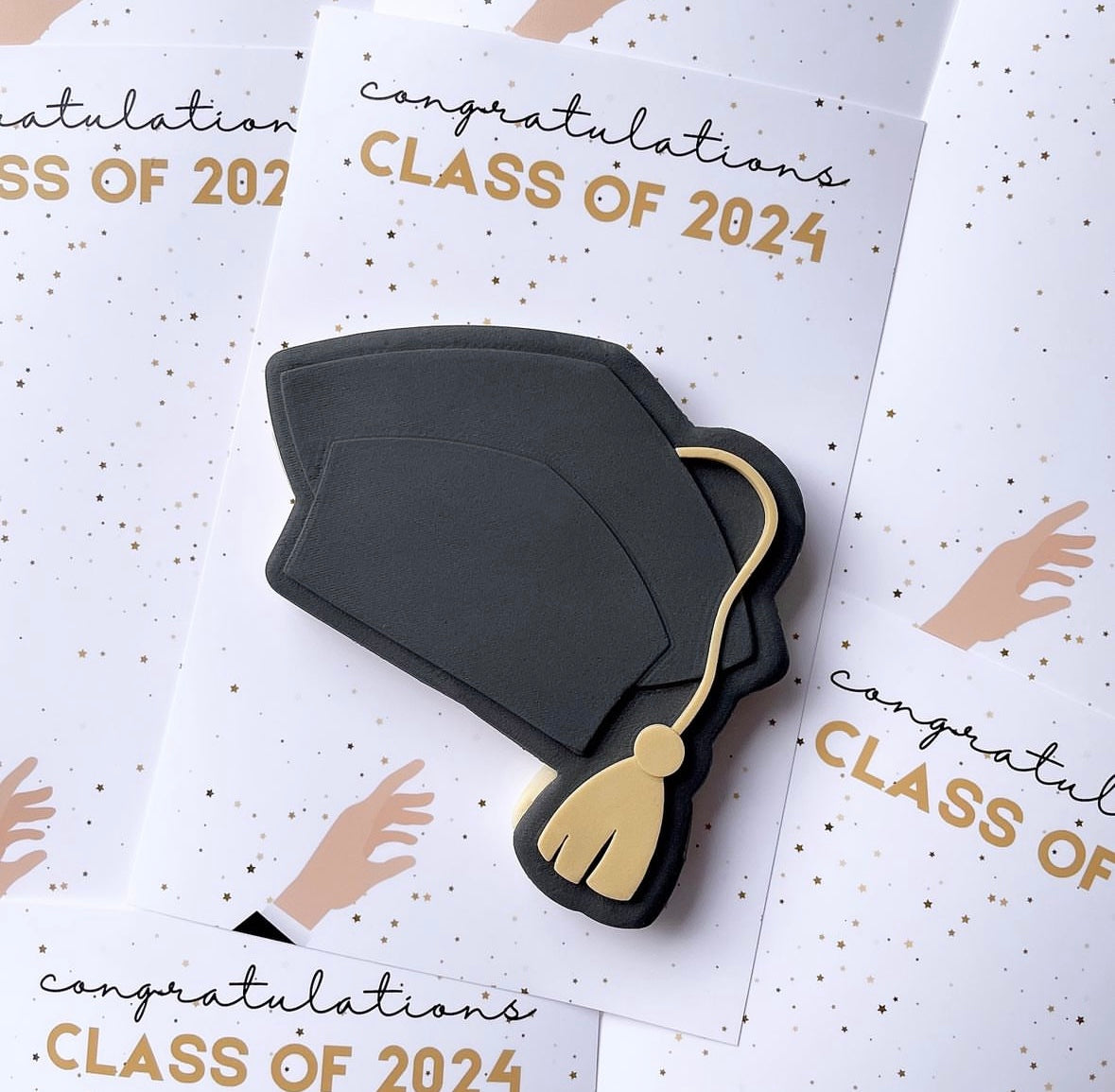 NEW Graduation cap stamp and cutter