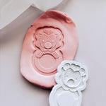 Bear Lion rattle ring debosser and cutter