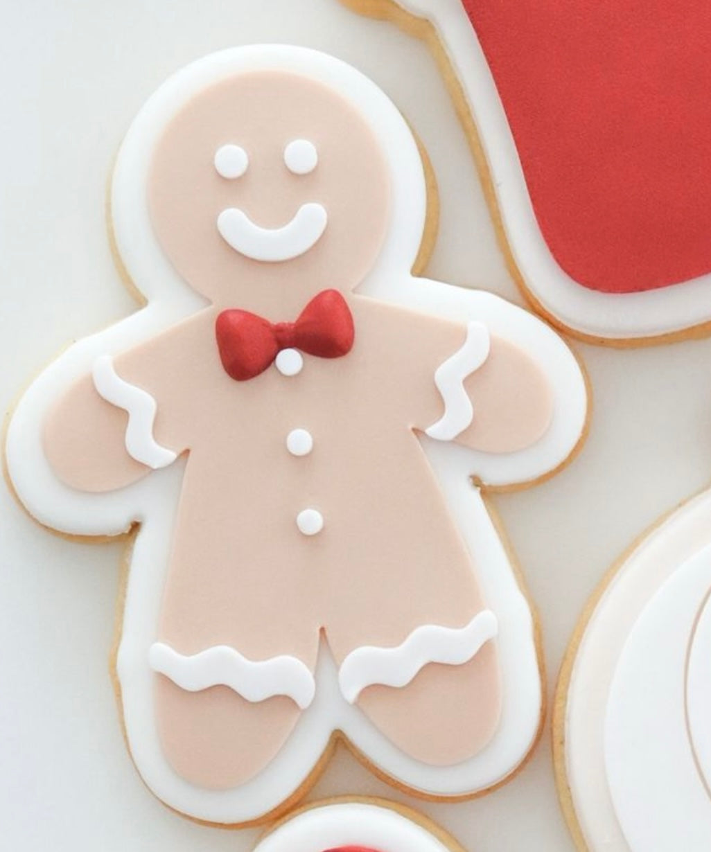 Simple gingerbread man debosser and cutter– Boss Embossers