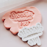 Sweetie pie stamp and cutter