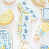 Lemon themed “Baby Blocks” debosser and cutter