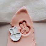 Mini peace fingers stamp and cutter