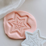 Gingerbread snowflake debosser and cutter