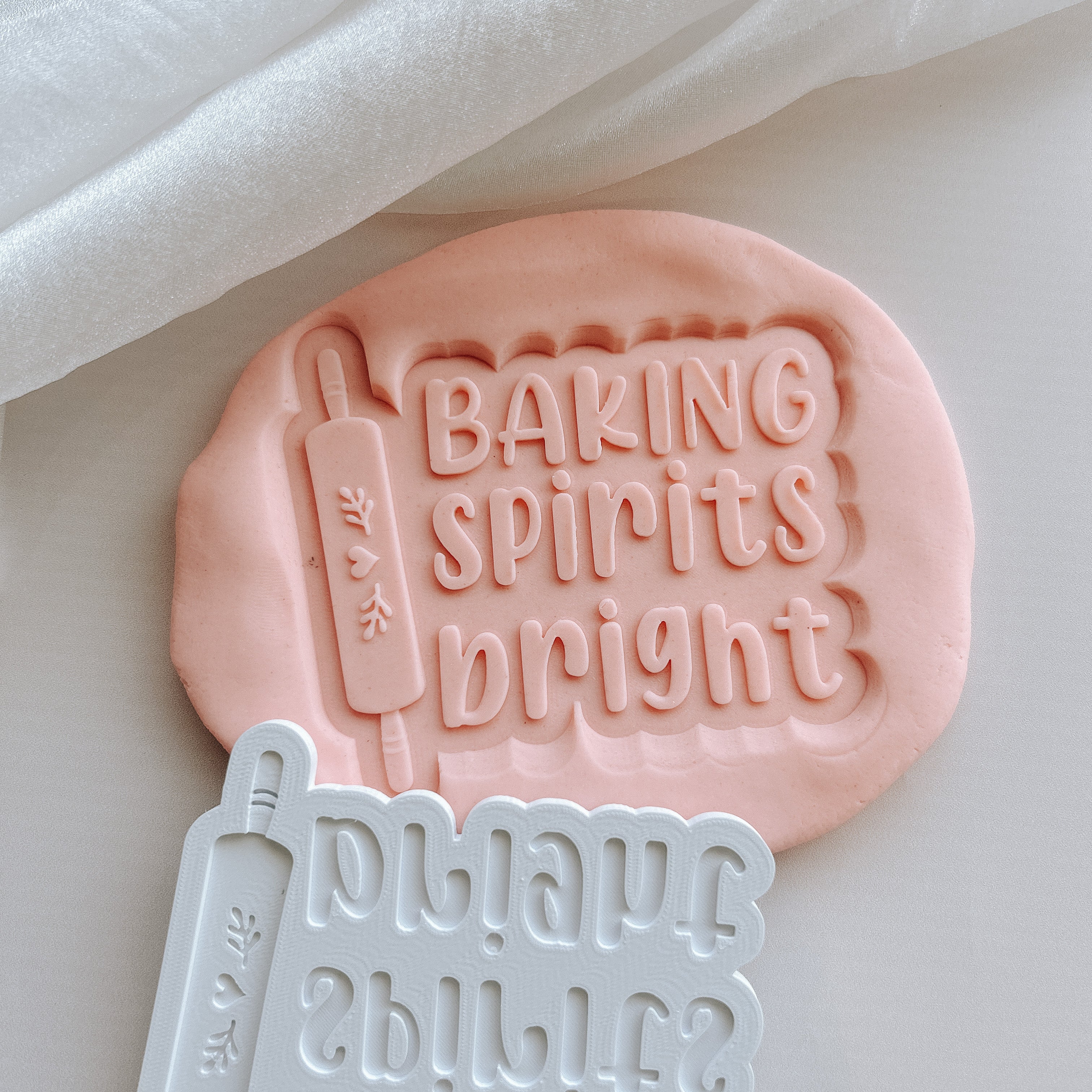 Baking spirits bright debosser and cutter
