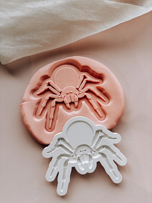 Realistic spider stamp and cutter