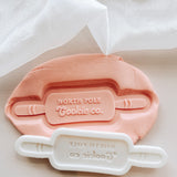 North Pole cookie co dough roller debosser and cutter