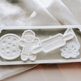 North Pole cookie co dough roller debosser and cutter