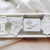 North Pole special delivery set of 2 stamp and cutter