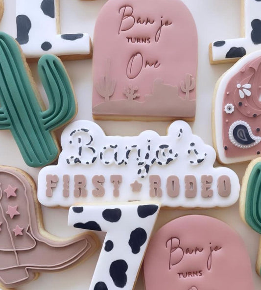 ___ First rodeo personalised stamp