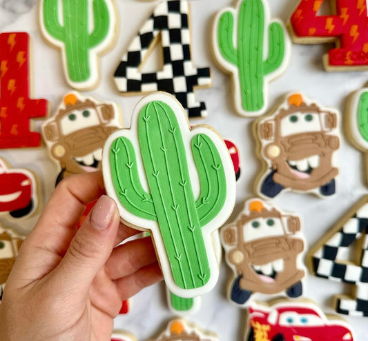 Simple cactus stamp and cutter