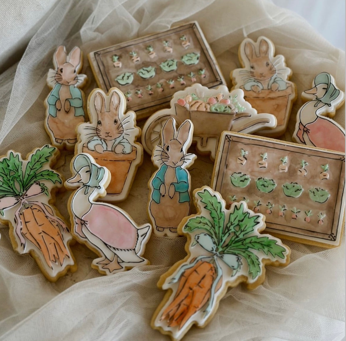 Peter Rabbit in Terracotta pot debosser and cutter