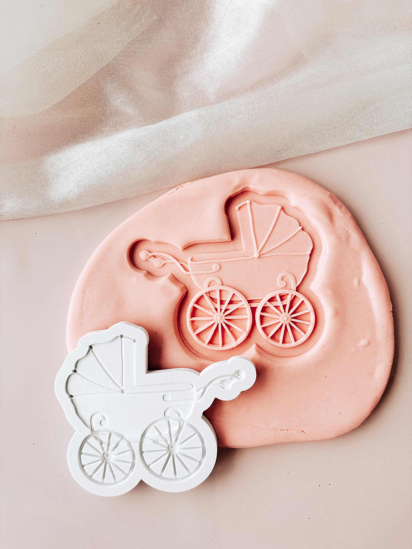 Sweet stroller stamp and cutter