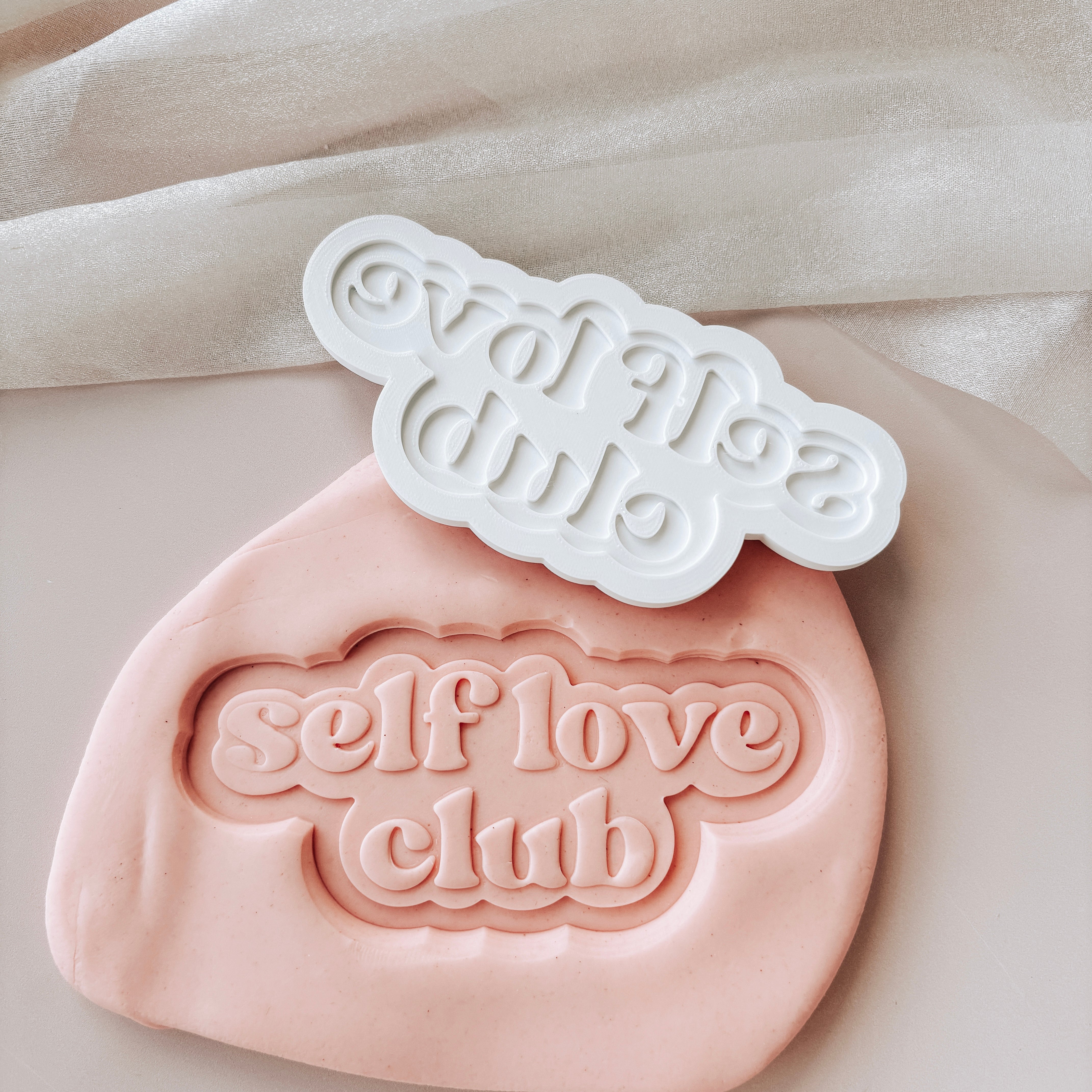 Self love club stamp and cutter