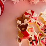 Sweet Christmas bear with reindeer ears stamp and cutter (Copy)
