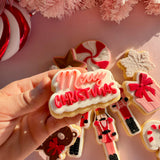 NEW Merry Christmas font stamp and cutter