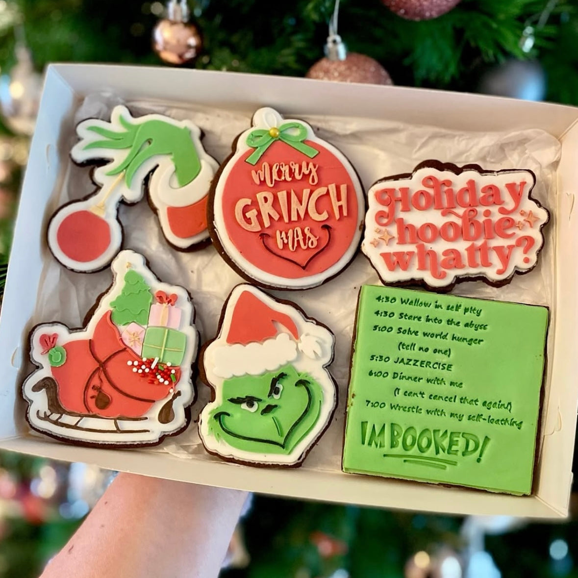 I’m Booked! Grinch quote stamp and cutter