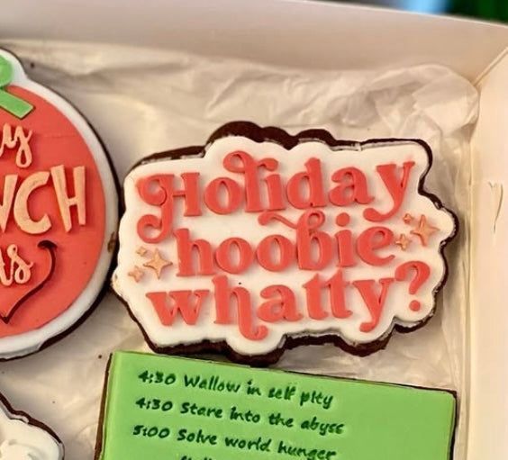 Holiday Hoobie Whatty stamp and cutter