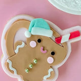 Gingerbread man mug with straw stamp and cutter
