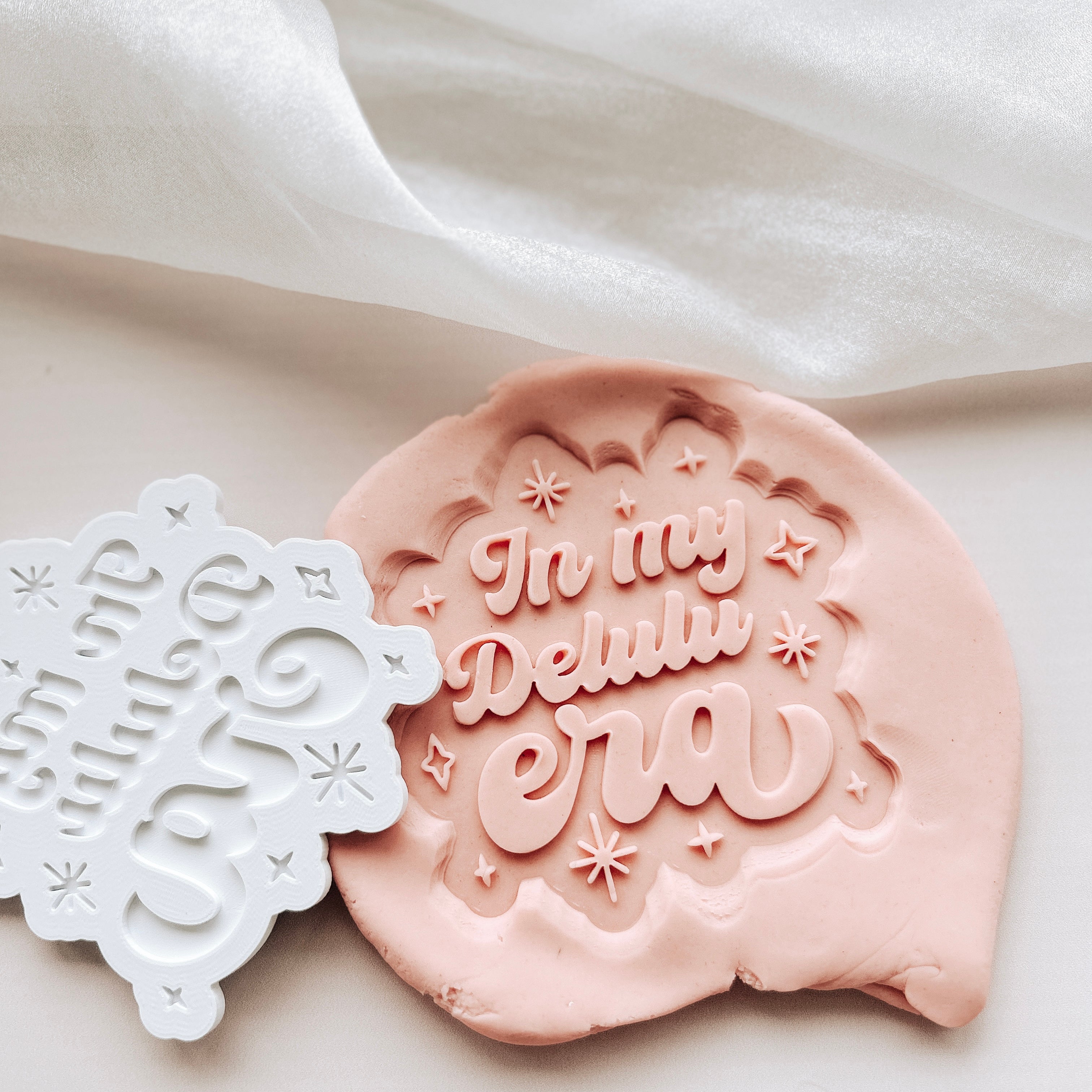 In my delulu era stamp and cutter