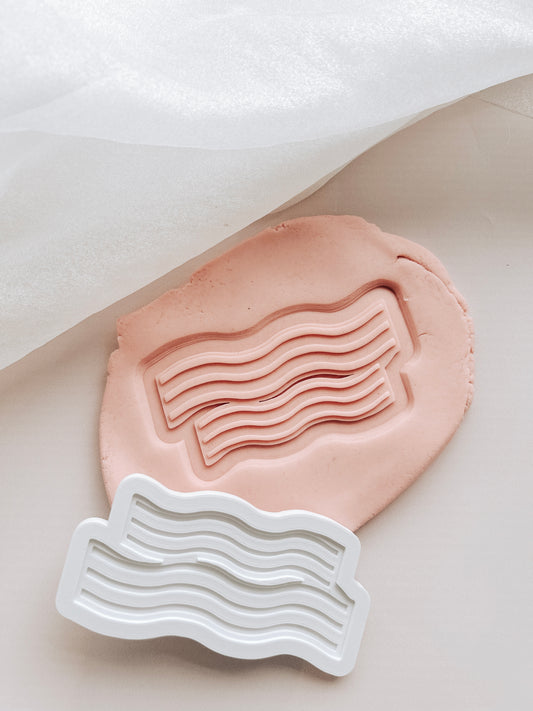 Bacon strips stamp and cutter