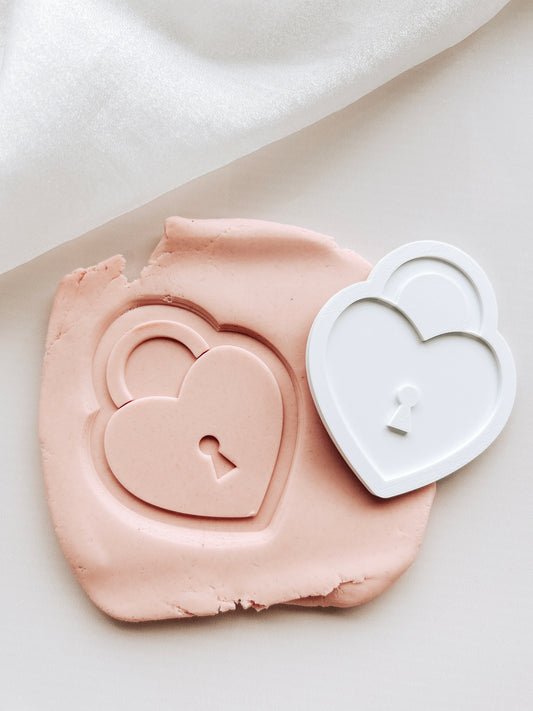 Love locket stamp and cutter