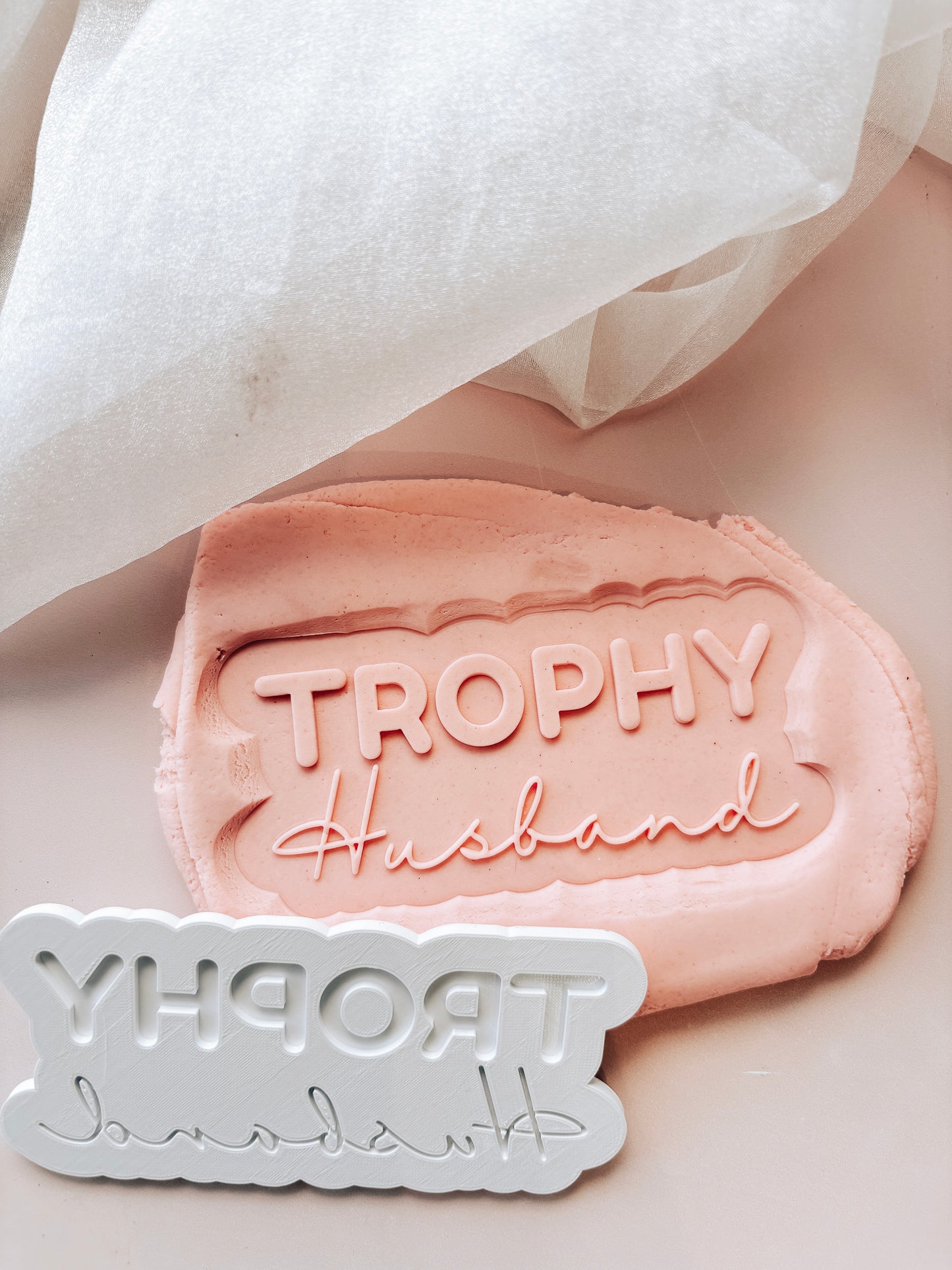 Trophy husband stamp and cutter