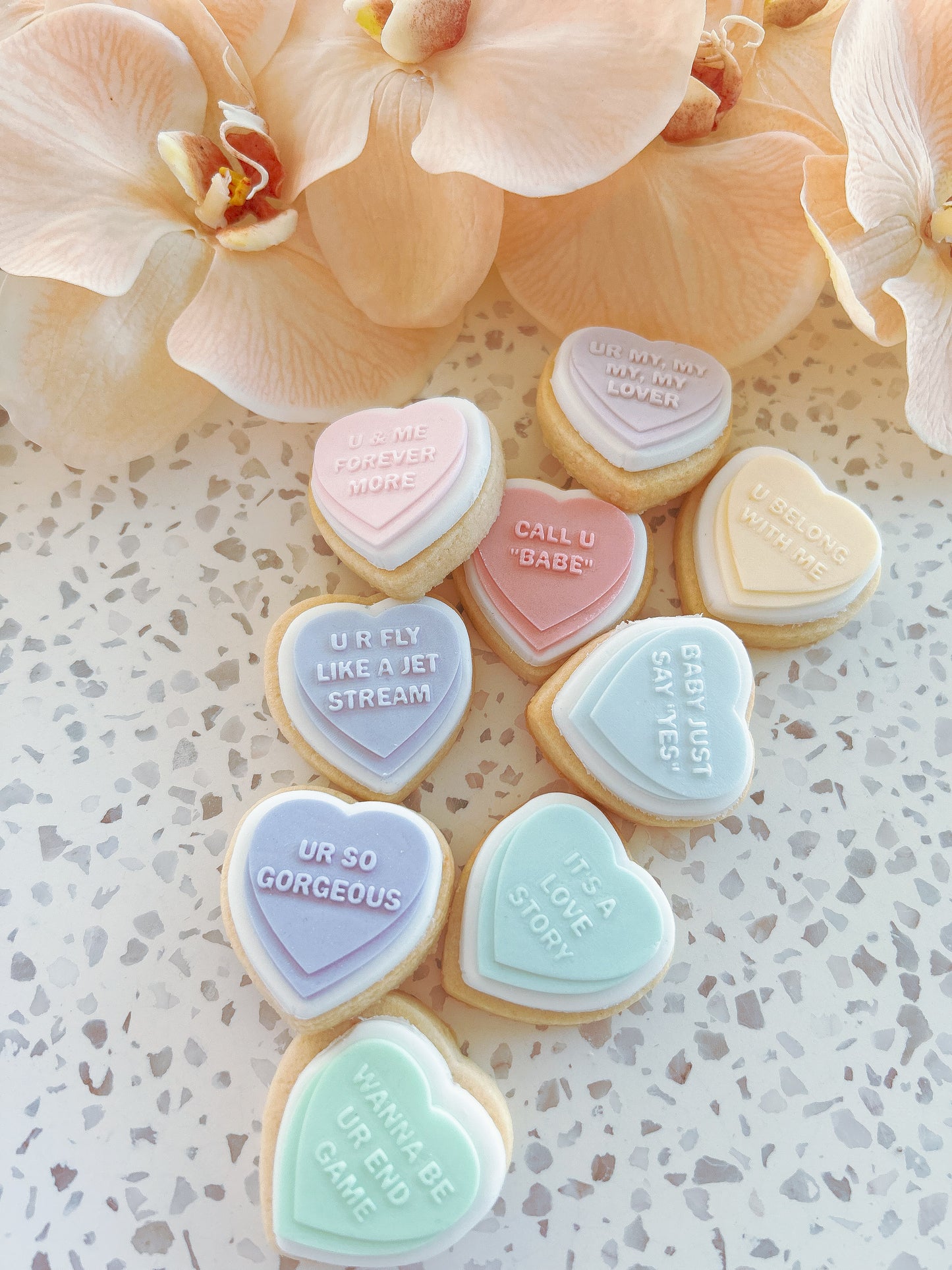 Swiftie mini conversation hearts set of 9